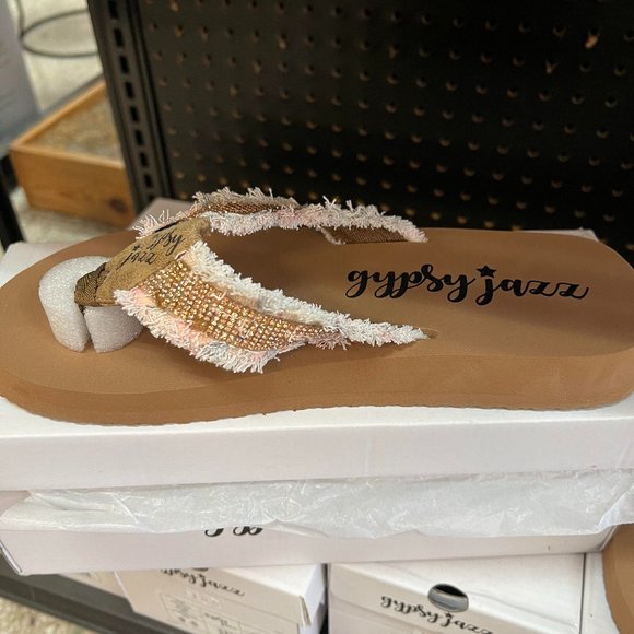 Gypsy Jazz Flip flops - Picture 1 of 2